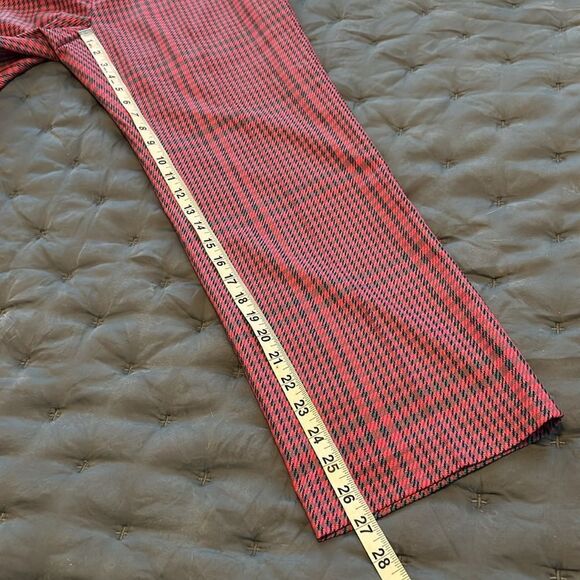 NWT 1901 Simone Pink Plaid Ankle Pants Trousers Size 8 - Picture 10 of 11